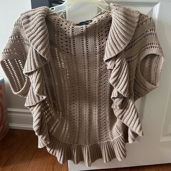 Willi Smith Knit Short Sleeve Cardigan - Picture 1 of 1